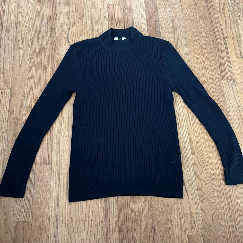 Topman dark blue casual Turtleneck‎ Sweater size M